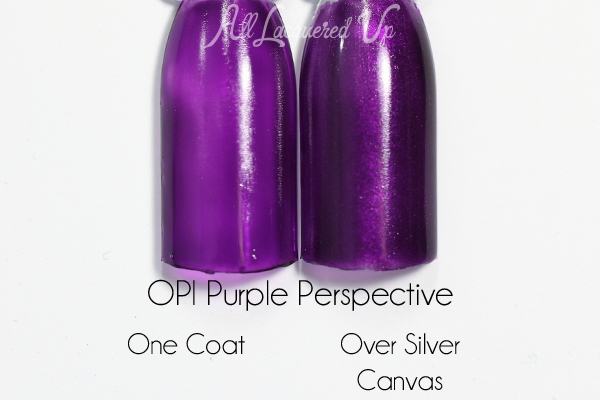 OPI Purple Perspective swatch - Color Paints via @alllacqueredup