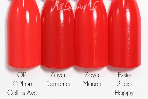 Zoya Demetria comparison swatch - Summer 2015 Island Fun via @alllacqueredup