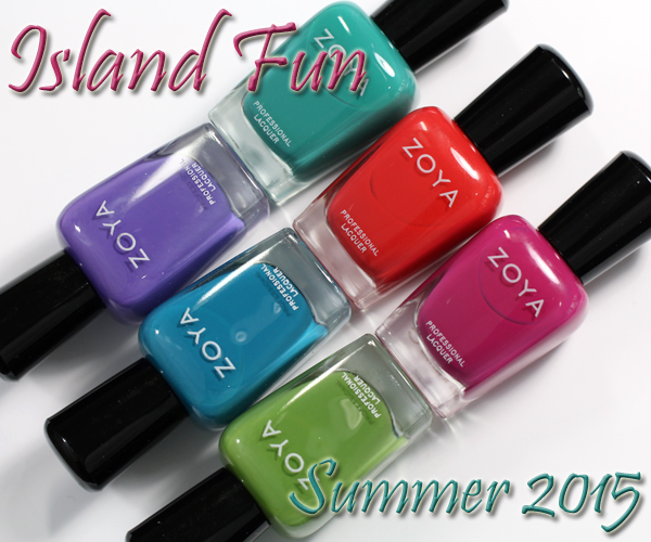 Zoya Island Fun - Summer 2015 review via @alllacqueredup