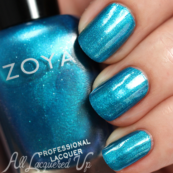 Zoya Oceane swatch - Summer 2015 Paradise Sun via @alllacqueredup