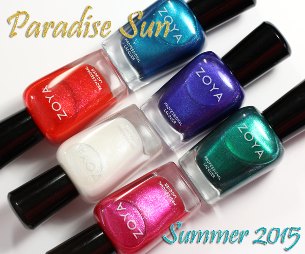 Zoya Summer 2015 - Paradise Sun review via @alllacqueredup