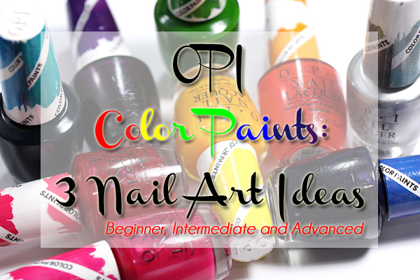 OPI Color Paints Nail Art via @alllacqueredup