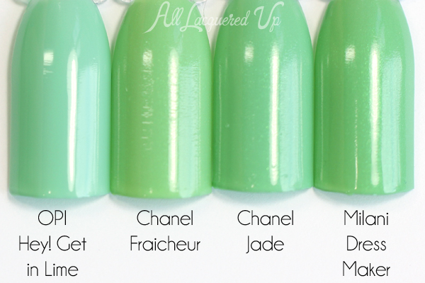 Chanel Fraicheur Jade dupe via @alllacqueredup