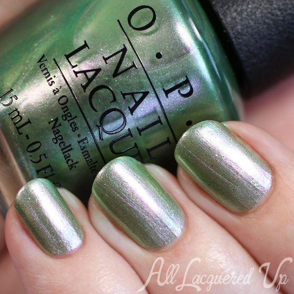 OPI Visions of Georgia Green - Coca Cola 2015 via @alllacqueredup