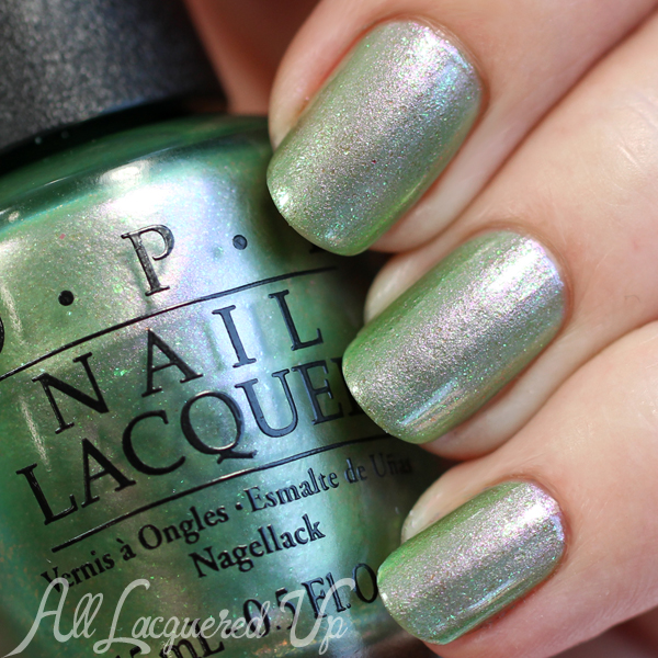 OPI Visions of Georgia Green - Coca Cola 2015 via @alllacqueredup