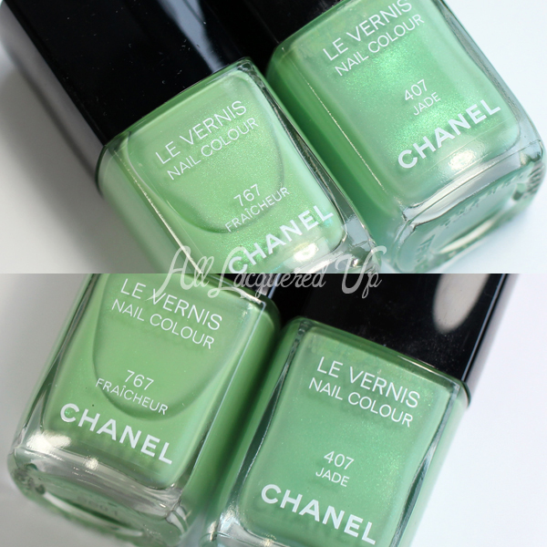 CHANEL Fraicheur Le Vernis - A CHANEL Jade dupe? : All Lacquered Up