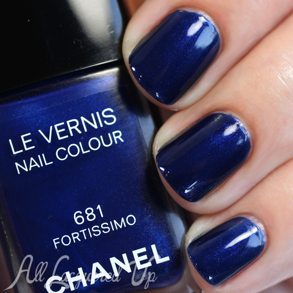 Chanel Fortissimo swatch - Blue Rhythm
