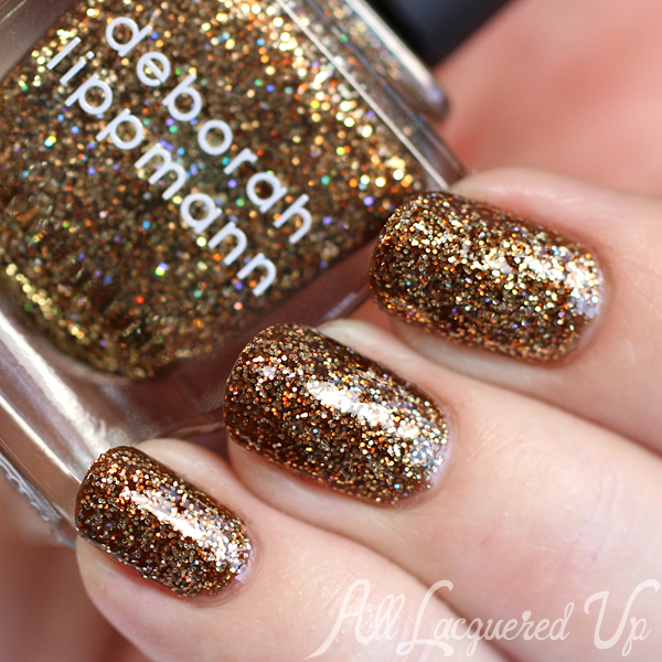 Deborah Lippmann Can't Be Tamed swatch via @alllacqueredup