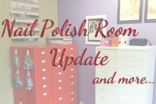 Nail Polish Room Update via @alllacqueredup