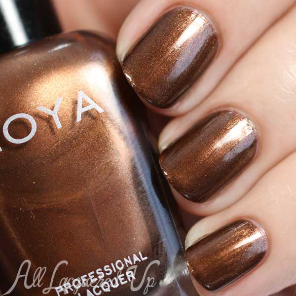 Zoya Cinnamon swatch - Flair Fall 2015