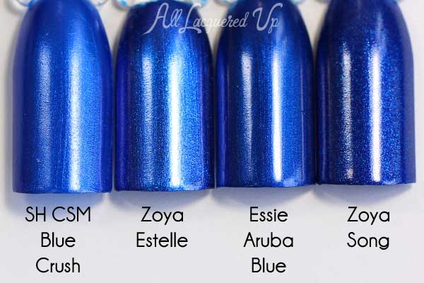 Zoya Estelle comparison swatch - Flair Fall 2015