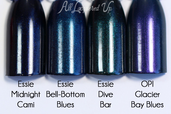 Essie Bell-bottom Blues comparison