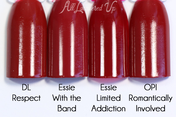 Essie With the Band comparison