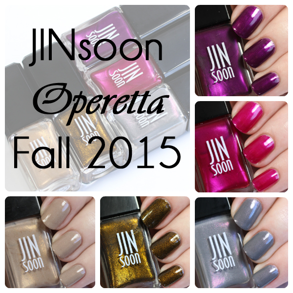 JINsoon Operetta Fall 2015 swatches