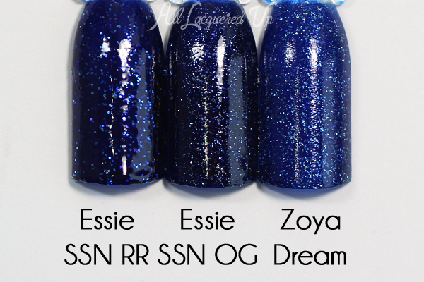 essie Starry Starry Night comparison