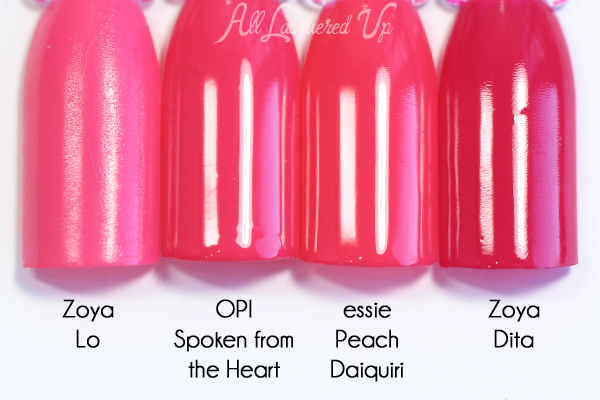 OPI Spoken from the Heart comparison