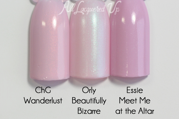 Orly Beautifully Bizarre comparison - Spring 2016 Melrose