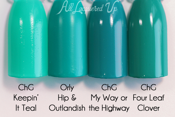 Orly Hip & Outlandish comparison - Spring 2016 Melrose