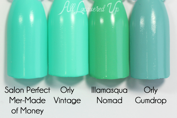 Orly Vintage comparison - Spring 2016 Melrose