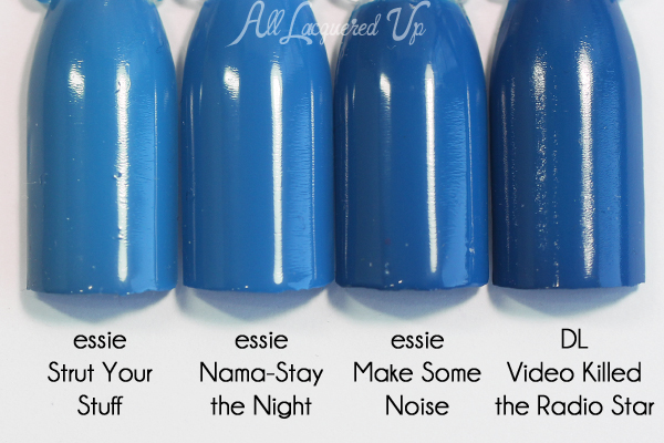 Essie Nama-Stay the Night comparison - Resort 2016